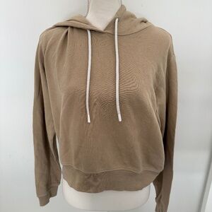 Cotton Citizen Tan Hoodie Pullover Sweatshirt Everyday Casual Style